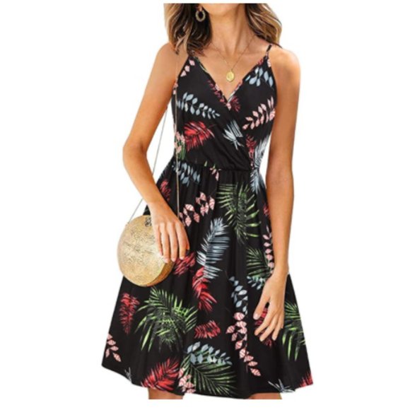 backless swing dress